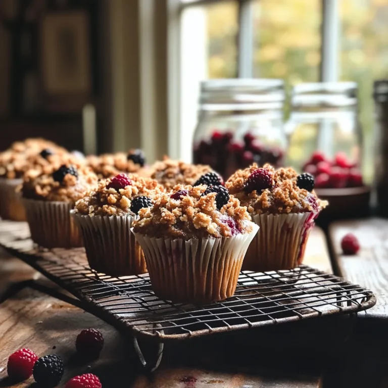 Freshly baked sourdough muffins cooling on a wire rack, golden brown and risen, showcasing their fluffy texture and inviting appearance