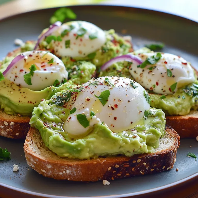 Creamy avocado spread being prepared in a bowl, with mashed avocado mixed with red onion slices and red pepper flakes, showcasing the vibrant colors and textures